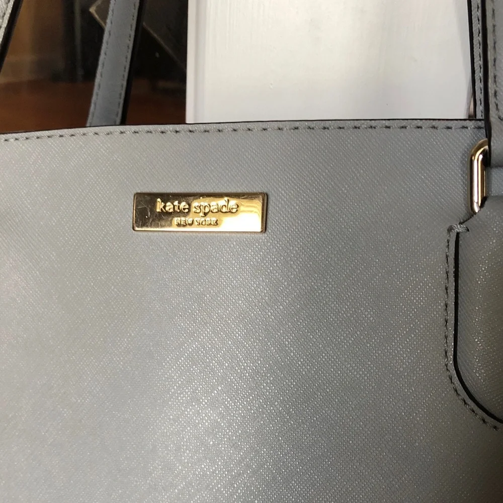Kate Spade Light Gray Tote Bag - Picture 2 of 5
